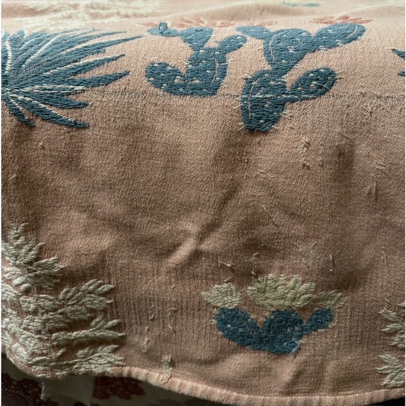 Vintage 1940s Bates Painted Desert Bedspread - Picture 8 of 11